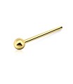 1.6mm Ball Straight Nose Stud Silver NSKA-61